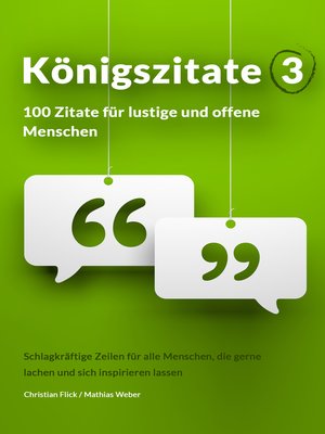 cover image of Königszitate 3